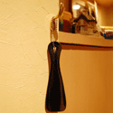 Italy Shoehorn-K�@Black Lame